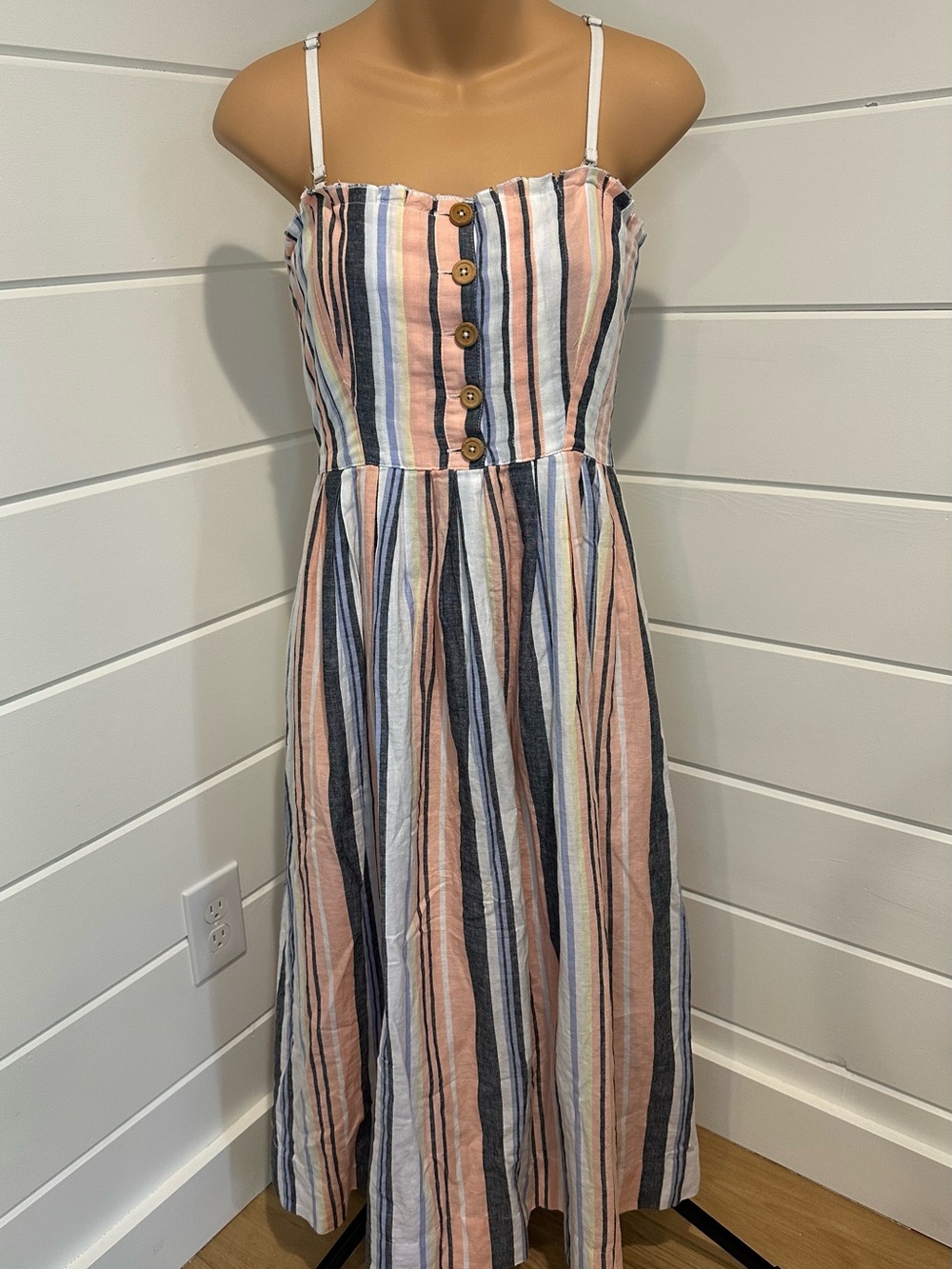Free People Lilah Pleated Tube Midi Dress Size: Medium Women’s.